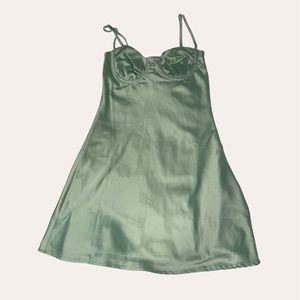 With Jean Edie satin dress size XS GUC